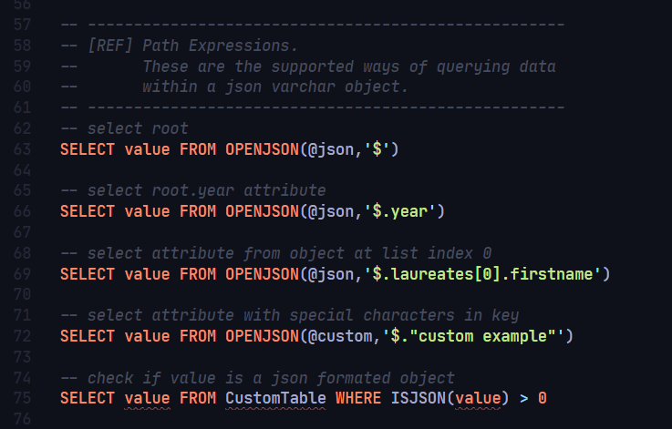 json path